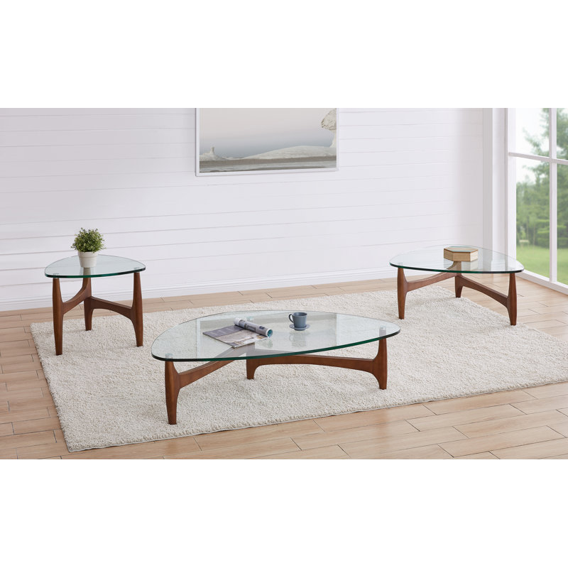 Table basse Etna, H 14 po x L 51 po x l 31,5 po, Noyer