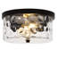 Plafonnier encastré 2 lumières avec verre martelé Alixandra-295452041-295452040