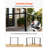 6.5ft Stainless Steel Handrail Rectangular Top Stair Railing for Outdoor