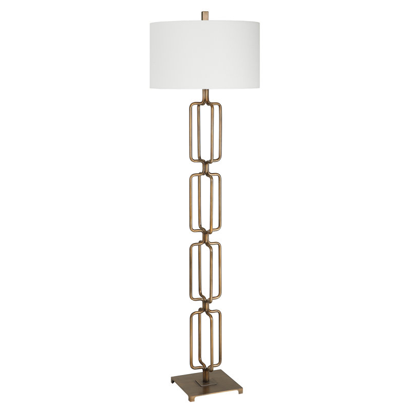 67'' Brown Traditional Floor Lamp
