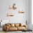 Christean 3Pcs Wall-mounted Wooden Cat Perch