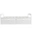 Lit plateforme simple avec deux tiroirs-1210423562
