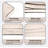 Fade Resistant Outdoor Chair Cushions Set Of 2, Deep Seat Patio Cushions 24 X 28 With Removable Cover, 28D High Resilience Foam Replacement Outdoor Seat Cushions With For Sofa, Adirondack Chair, Sectional,Beige-124896525-124896510