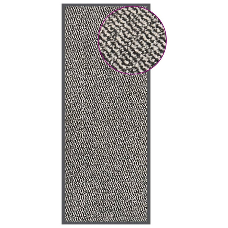 Katerine Non-Slip Geometric Indoor Doormat, Light Brown, 60cm W x 150cm L