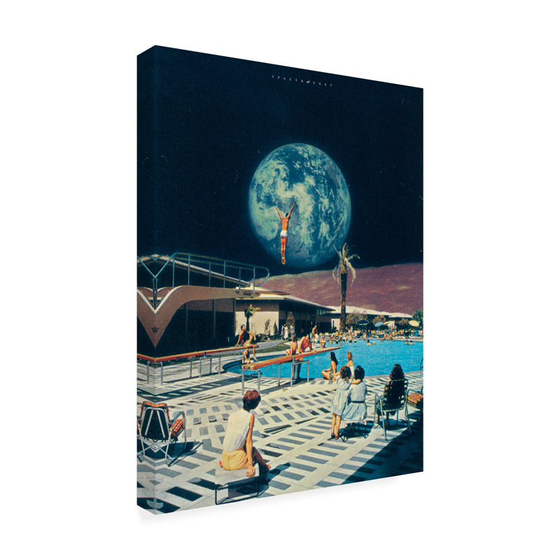 «Spacerocket 667» sur impression sur toile, H 47 po x l 35 po x P 2 po
