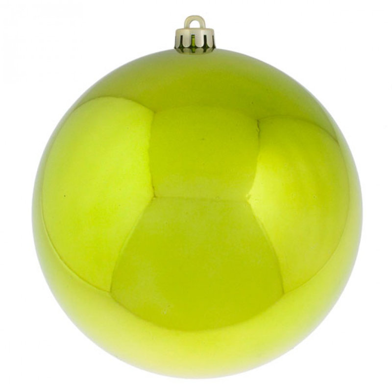 Bauble, 20cm Diameter, Lime Green
