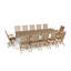 Valencia 11 Piece Teak Dining Set-2144442671