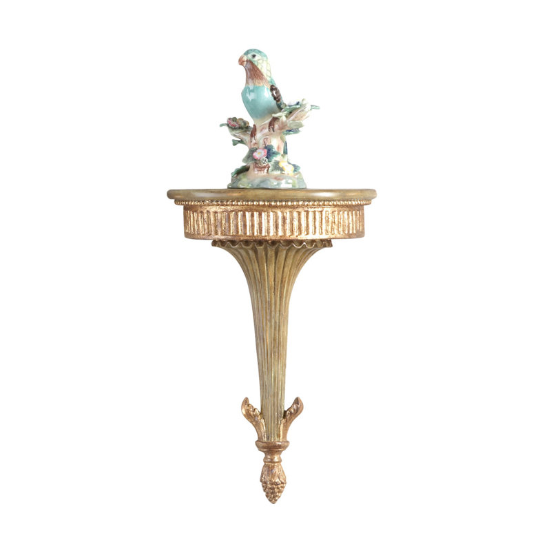 Metal Bracket Shelf, Green