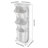 Plastic Rolling Laundry Hamper with Handles