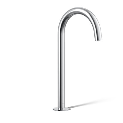 Components Tall Bathroom Sink Spout with Tube Design