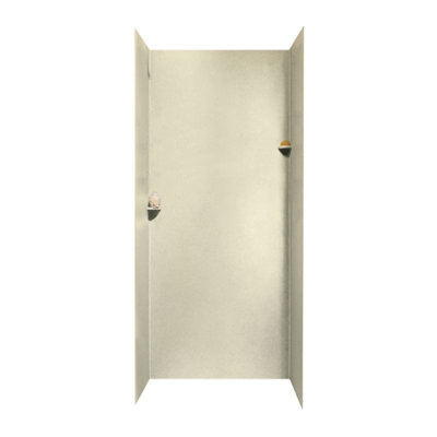 Solid Surface 96"" x 36"" x 36"" Three Panel Shower Wall -  Swan, SK363696.037