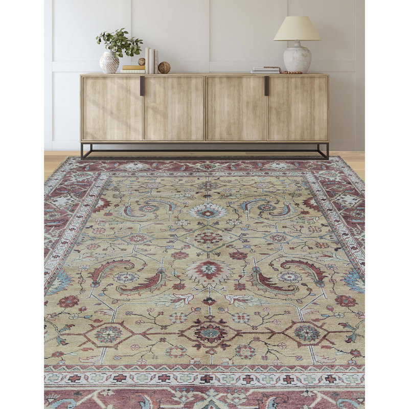 Antique Serapi One-of-a-Kind 9'10" x 14'1" Area Rug