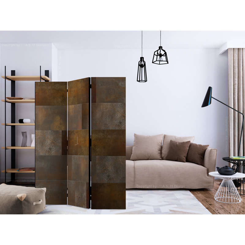 135cm W x 172cm H 3 - Panel Wood Folding Room Divider