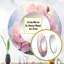 Rose pivoine perfection II - miroir décoratif floral, miroir mural rond traditionnel, impression d'art en métal-99621562