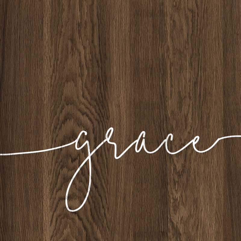 Grace Background - Wrapped Canvas Print, 30cm H x 30cm W x 3.8cm D