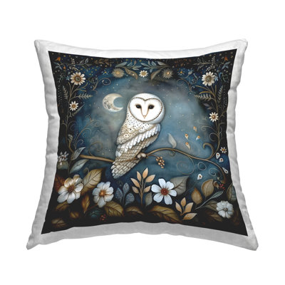 Coussin White Owl
