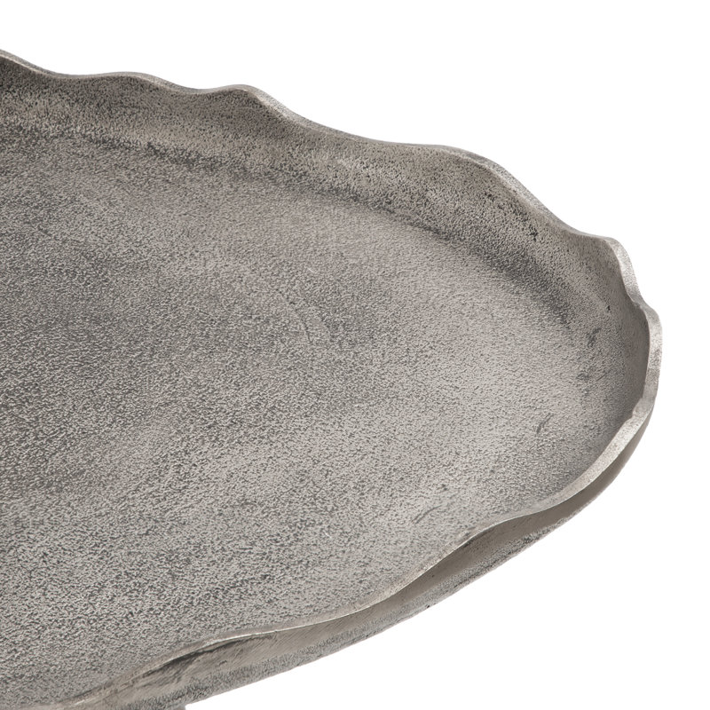 Table basse 4 pieds Avelines, Argenté