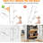 Shoe Cabinet with 2 Flip Drawers, Handwoven Natural Rattan Storage Organizer-529588284