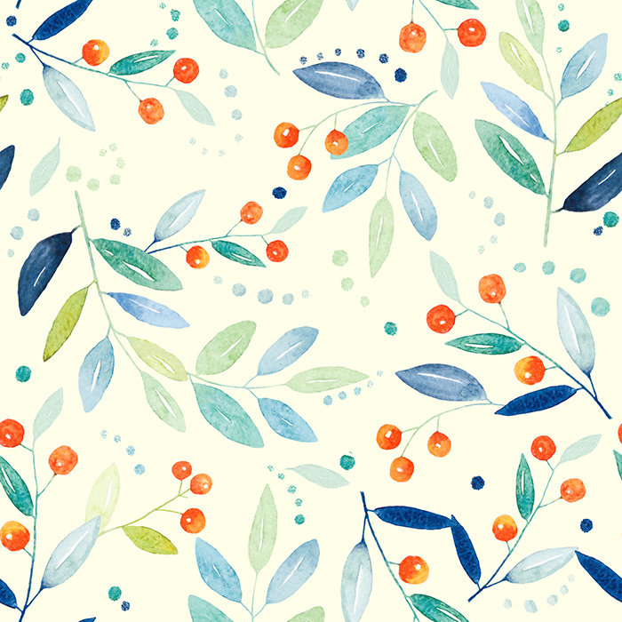 Shept Mallet Mountain Ash Floral Wallpaper, 208 x 146cm