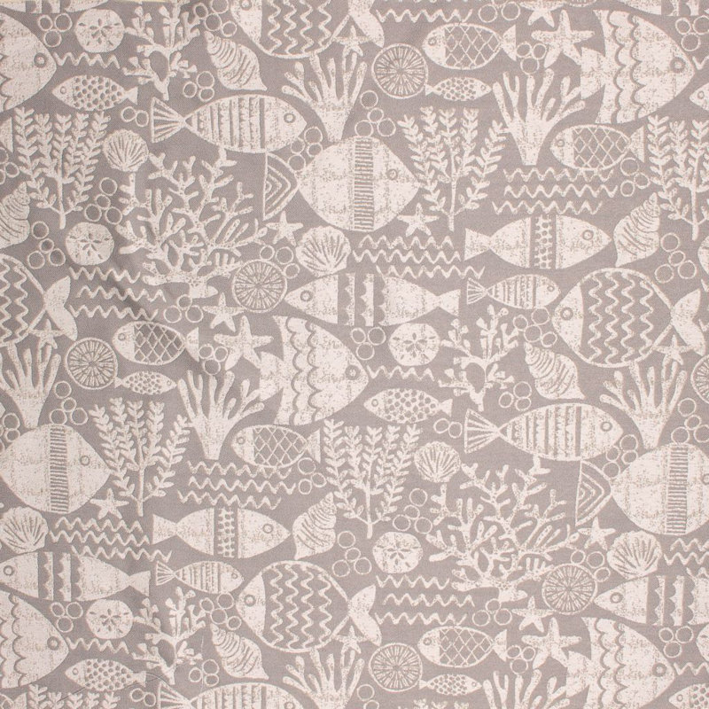 Veranda Fish Tale Io Fabric, Dolphin
