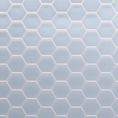 Carreau de mosaïque en verre 3 po 10,25 po x 11,75 po Beehive