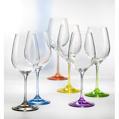 Ociuso 19.5 oz. Crystal Wine Glass Set