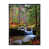 Toile avec cadre flottant noir