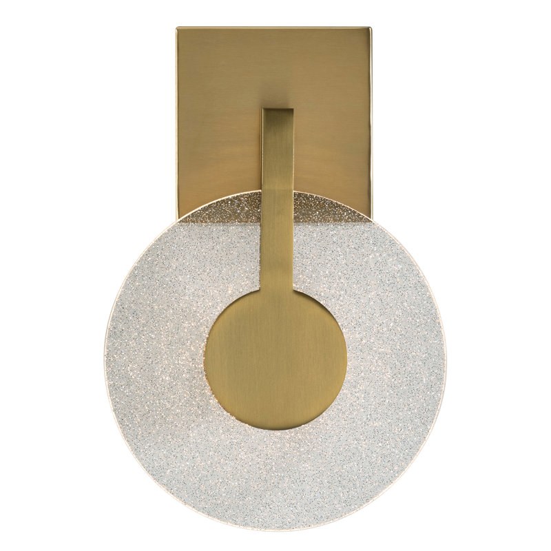 Sirah 12'' LED Sconce, Light Antique Brass