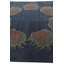 Tapis carré bleu marine Orlando