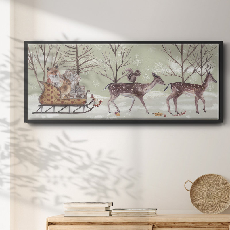 Christmas Time Collection D- Framed Canvas