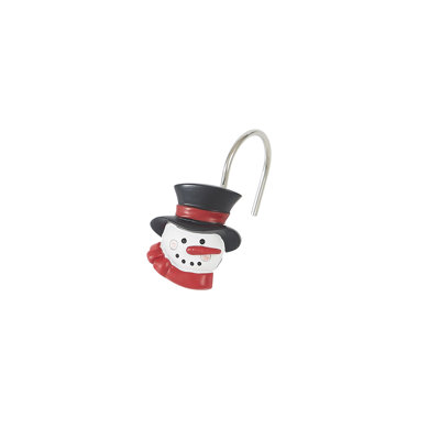 Avanti Patchwork Plaid Shower Hooks