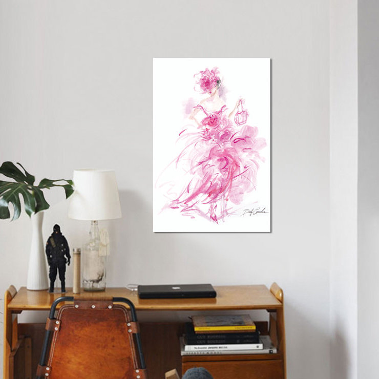 « parisian night », impression sur toile, H 12 po x l 8 po x P 0,75 po, Toile tendue, Pas de tapis