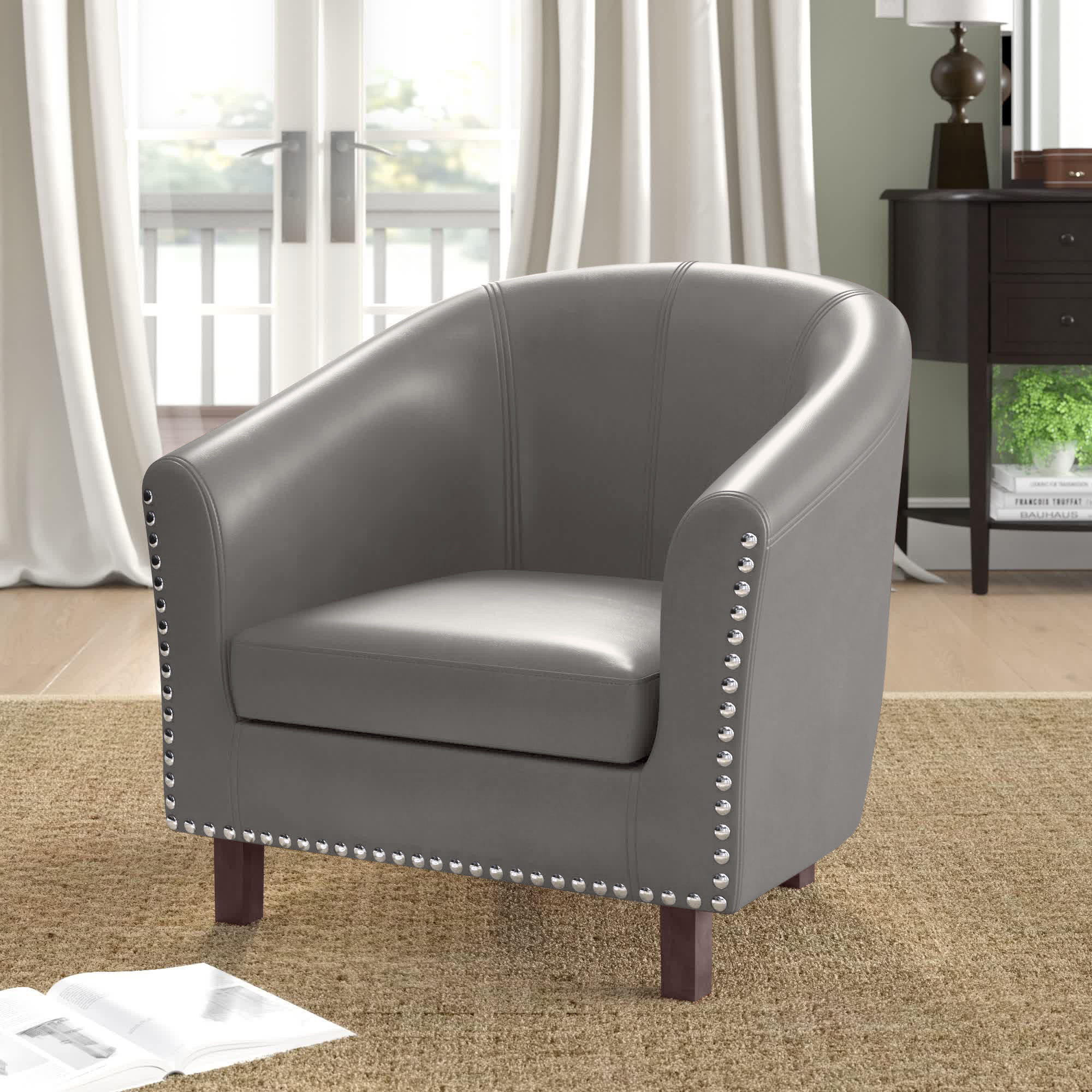 Lawler Upholstered Barrel Back Accent Chair