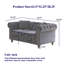 Canapé Chesterfield rembourré en velours avec accoudoirs roulés, garniture cloutée et 2 coussins décoratifs-130693326-130693329