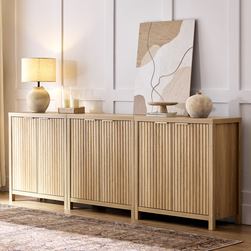 234cm Sideboard , Sand Oak
