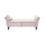 Banc de rangement en velours Larain-1869841133