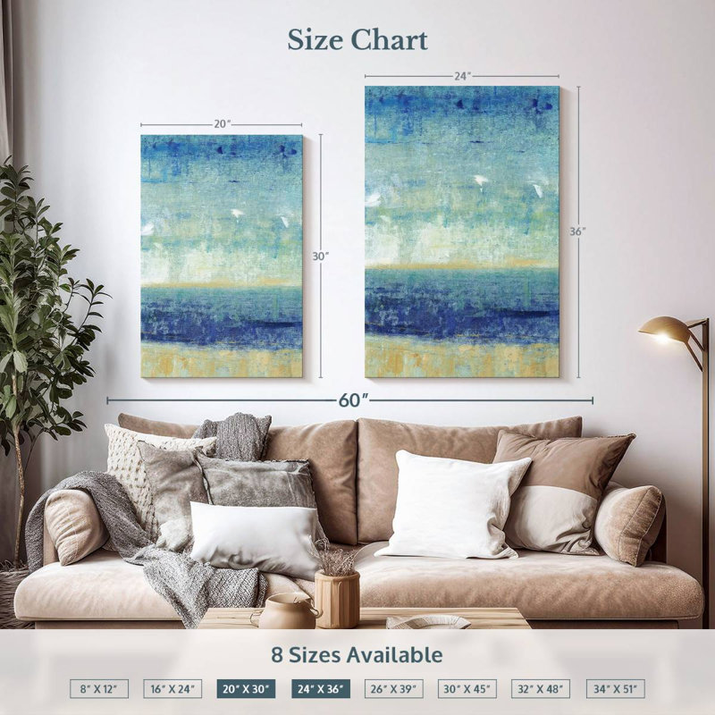 Avery Beach Horizon I, 36" H x 24" W