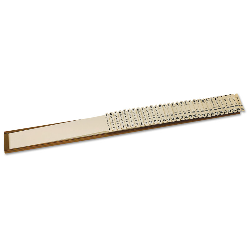 Pendaflex Beige Plastic 31-Compartment Indexed Sorter