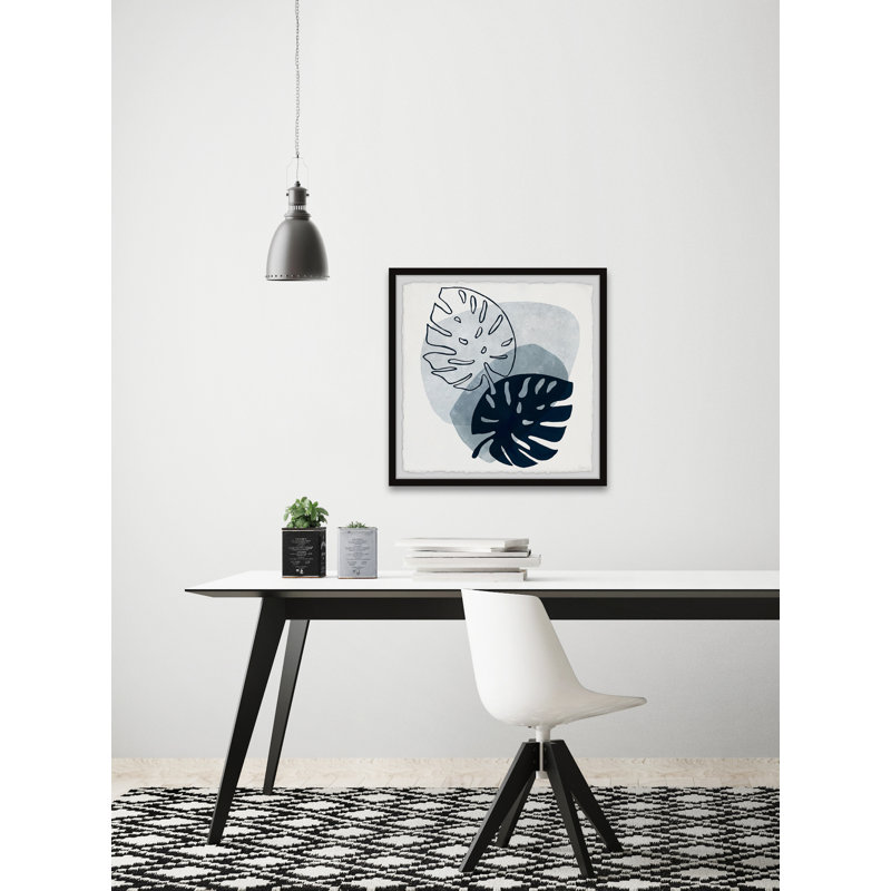 Perfect Leaves by Parvez Taj - Single Picture Frame Painting, 30cm H x 30cm W x 3.81cm D