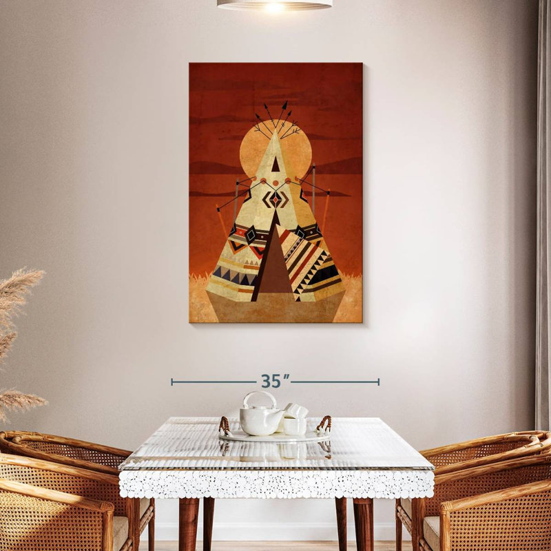 Lelar American Indian Wigwam, 45" H x 30" W