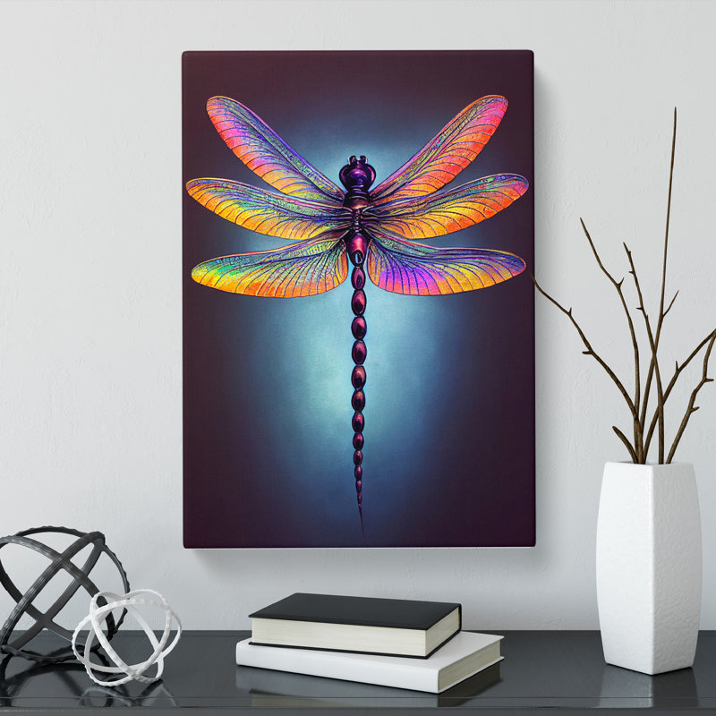 Erler Dragonfly Airbrush - Wrapped Canvas, 50cm H x 35cm W x 3cm D