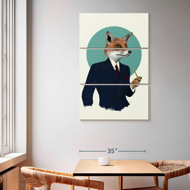 Brampt Mr. Fox, 65" H x 42" W