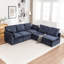 Canapé modulaire rembourré 5 pièces Wilroy-1184300294