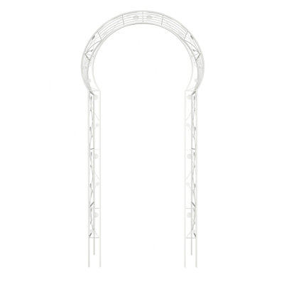 Arche de jardin en métal assembler librement avec 8 styles de tiges de jardin arborant des plantes grimpantes soutenant l'arche de rose