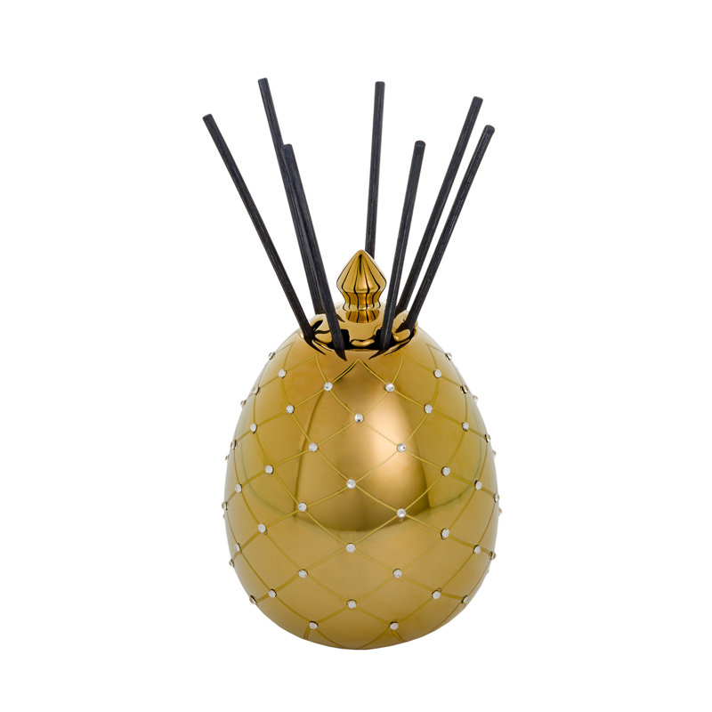 Bois De Roussie Diffuser 250Ml Gold And Crystals