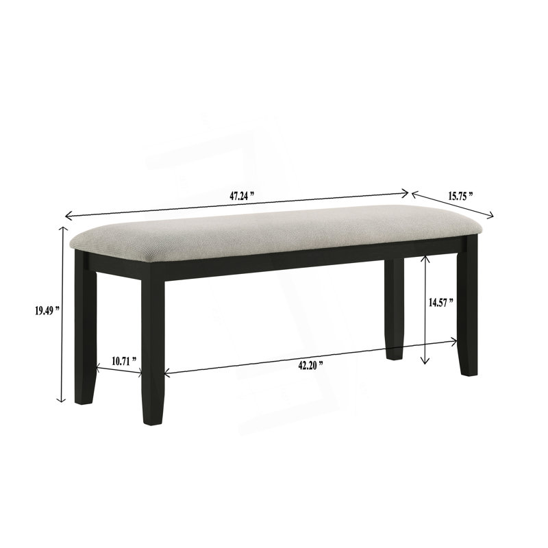 Banc de salle à manger 1 pièce, banc de chambre à coucher