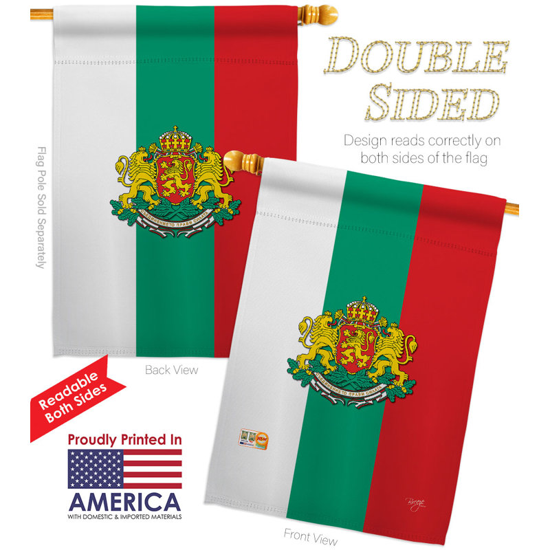 Ensemble de drapeaux en polyester 2 côtés 40 x 28 po