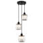 Stacyann 3 - Light Dimmable Round Crystal Chandelier with Crystal Lampshade, Dining Room Light Fixture Over Table with Adjustable Height-2137112429