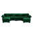 Velours vert est en rupture de stock