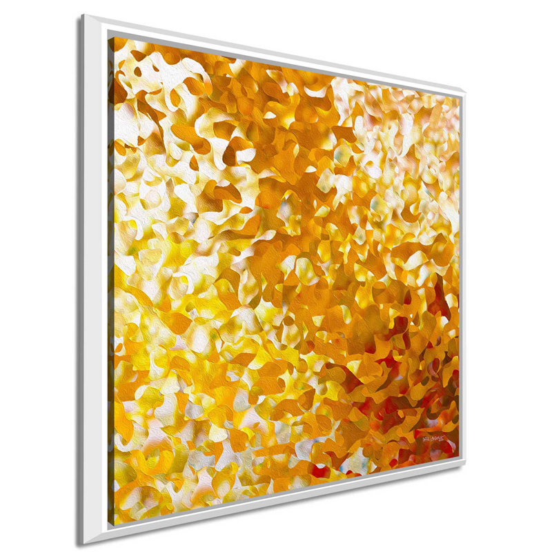 Psaume 51:10 «Transform Me» par Mark Lawrence - reproduction, Cadre flottant blanc, H 31,5 po x l 31,5 po x P 2 po